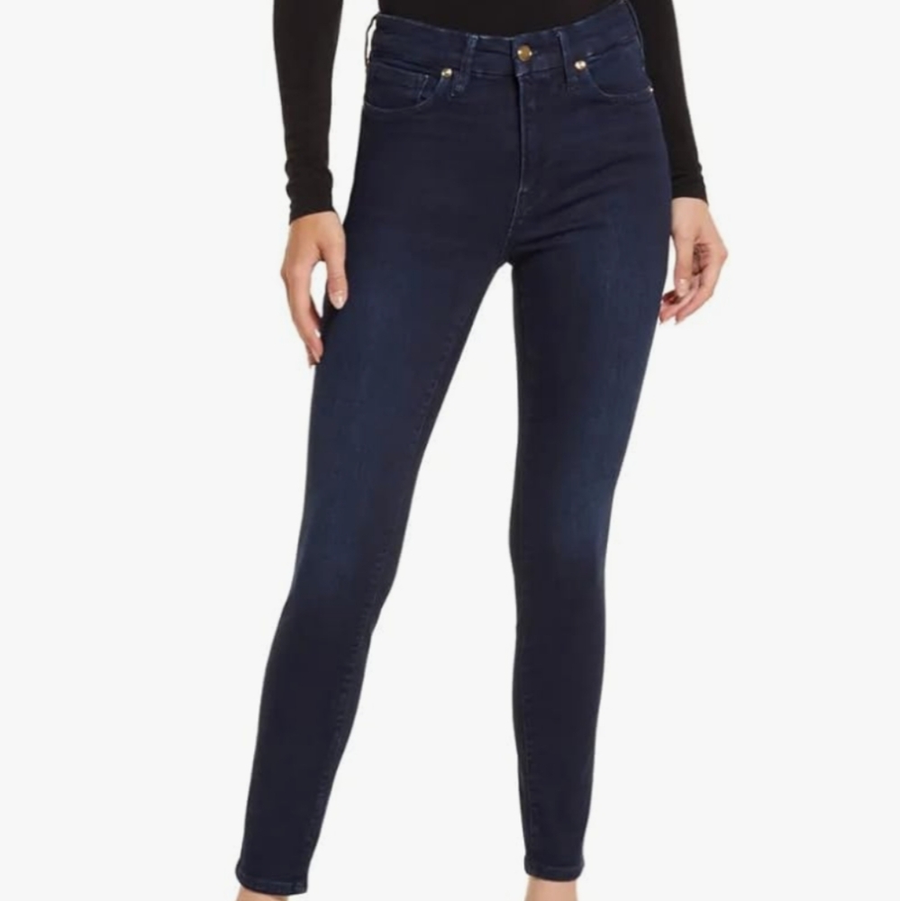 Good American Good Legs Dark Wash Skinny Jeans Size 8/29